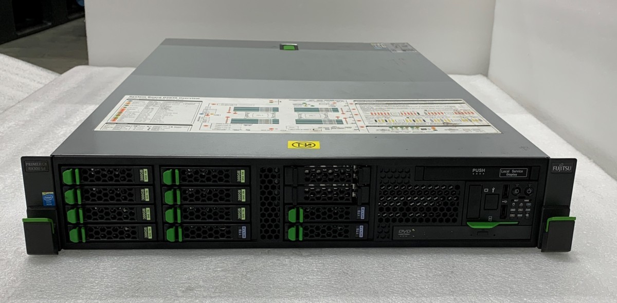 Fujitsu PRIMERGY RX300 S8 サーバー メモリ256gb FUJITSU Server