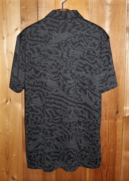 Dri-FIT Nike ナイキ ゴルフ Golf - ポロシャツ M Polo Tour ジャガード総柄入り ドライ グレー メルカリ Jacquard ブラック