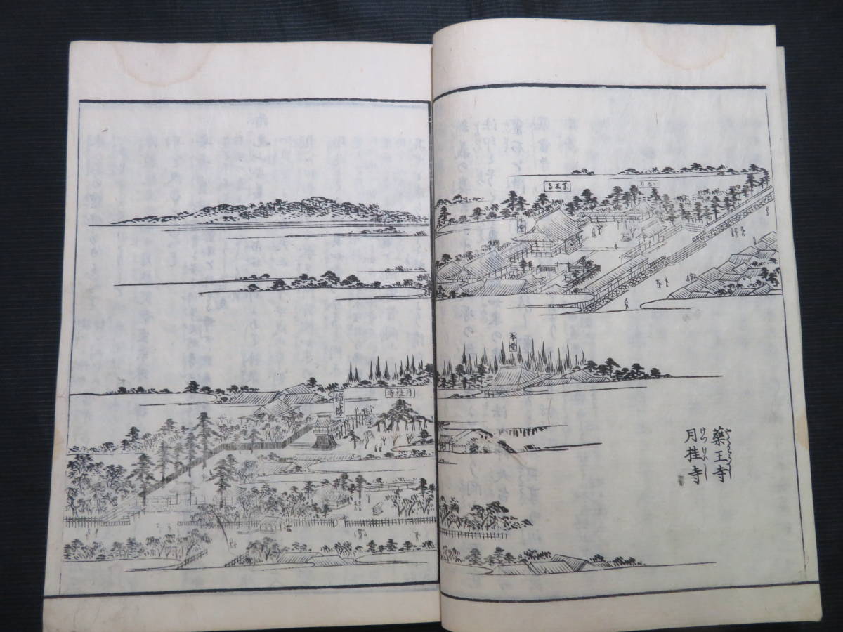 江戸期 絵入 和本 『江戸名所図会 十一』 長谷川雪旦 鳥観