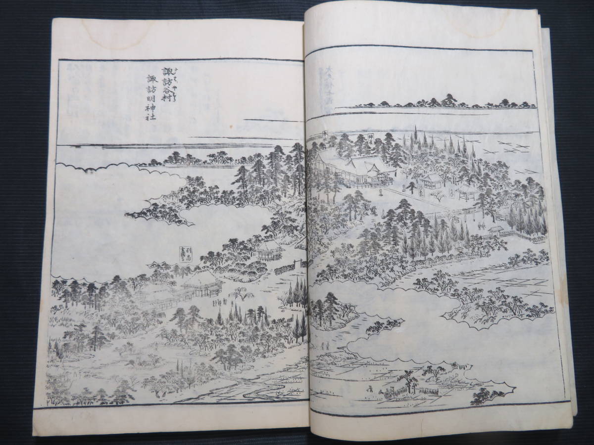 江戸期 絵入 和本 『江戸名所図会 十一』 長谷川雪旦 鳥観