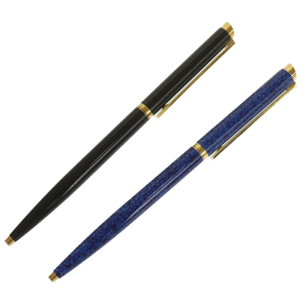 ダンヒル dunhill ボールペン 2本セット ブラックインク 中古AB 253756