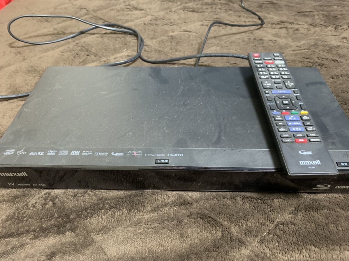 マクセル 500GB HDD内蔵iVDRスロット搭載ブルーレイレコーダー BIV
