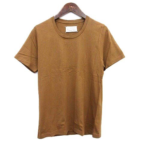 マルタンマルジェラ Martin Margiela 10 Tシャツ カットソー 半袖 無地 XS 茶 ブラウン /☆G Margiela Martin 0 S30AM0398 10普遍的なデザインが魅力。マルジェラの定番「八の McQueen