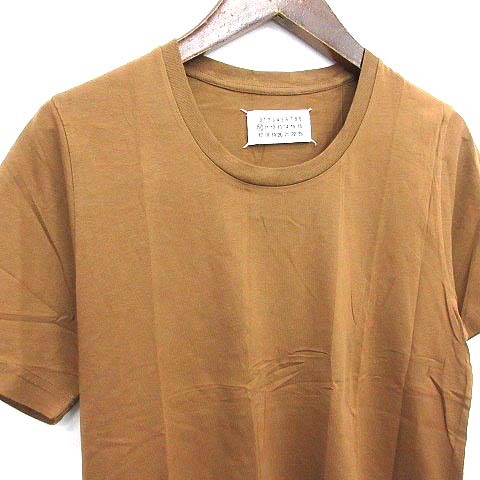 マルタンマルジェラ Martin Margiela 10 Tシャツ カットソー 半袖 無地 XS 茶 ブラウン /☆G Margiela Martin 0 S30AM0398 10普遍的なデザインが魅力。マルジェラの定番「八の McQueen