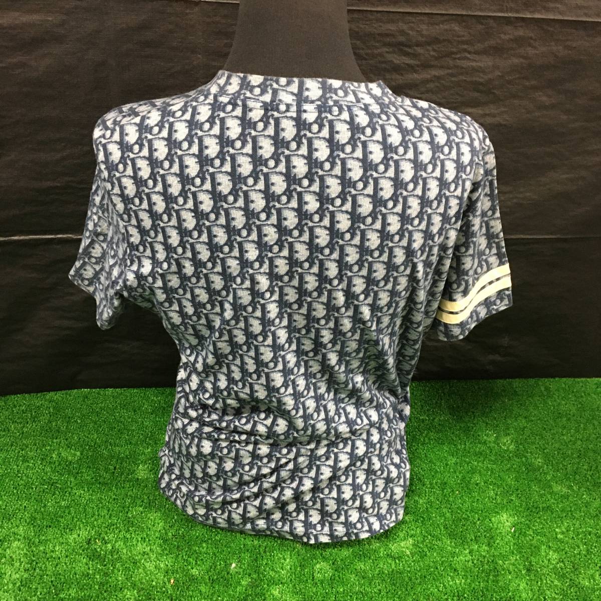 Christian Dior クリスチャンディオール トップス ロゴ ネイビー系 T  