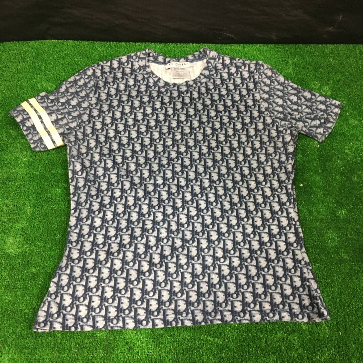 Christian Dior クリスチャンディオール トップス ロゴ ネイビー系 T 