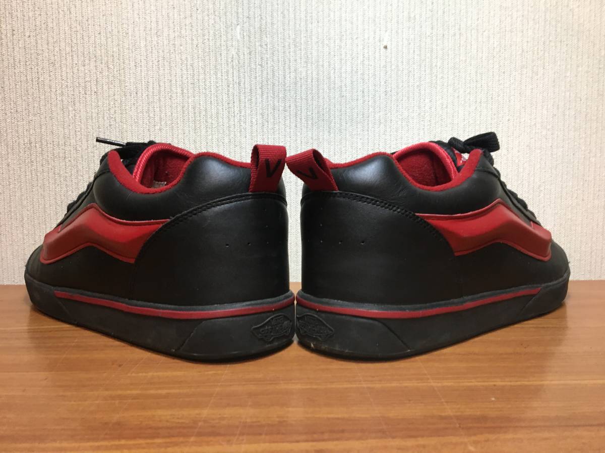 送料込み!! レア VANS バンズ KNU SKOOL ニュースクール 黒x赤 US企画 