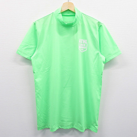 お買い得，格安 JACK BUNNY ジャックバニー 2019年モデル ハイネック半袖Tシャツ 蛍光色 グリーン系 6 240001402355 ゴルフウェア メンズ(パーリーゲイツ)｜売買されたオークション情報、yahooの商品情報をアーカイ シャツ