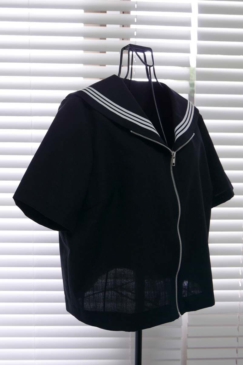 黒 セーラー服 半袖 ミリタリー 海軍 大きめ(学生服)｜売買されたオークション情報、yahooの商品情報をアーカイブ公開 - オークファン 学生服