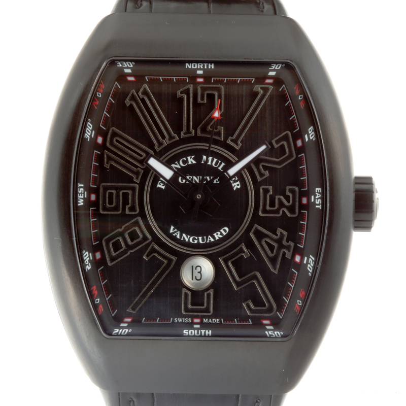 ［飯能本店］FRANCK MULLER フランクミュラー ヴァンガード V45SC DC 腕時計 チタン ブラックアラビアン文字盤 メンズ DH55756