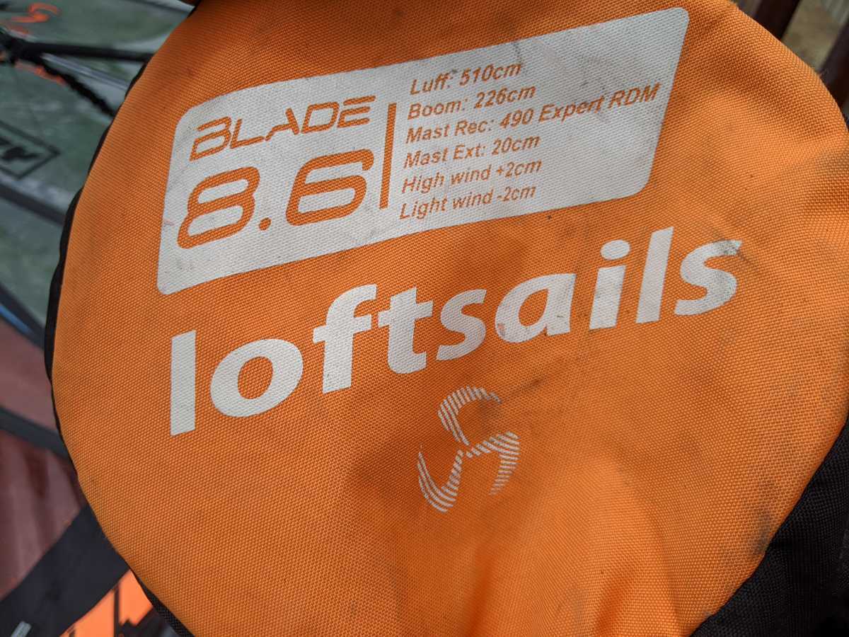ロフトセイル Loftsails - 0 LOFTSAILS Racingblade スイッチブレード レーシングブレード Sail Windsurf RACINGBLADE 1 オキシジェン SWITCHBLADE White レース用ウインドサーフィンセイル