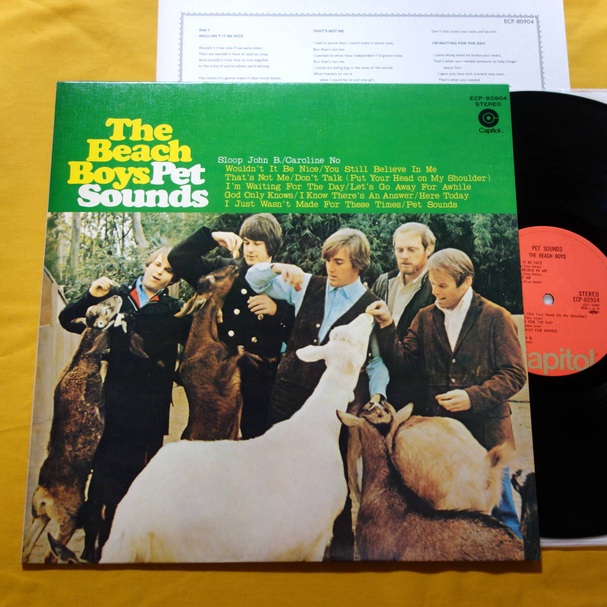 【正規品】 ロック 60s LP ビーチ ボーイズ The Beach Boys / ペット サウンズ Pet Sounds 東芝EMI ECP-80904 アナログ レコード(Beach Boys)｜売買されたオークション情報、yahooの商品情報をアーカイブ公開 - オークファ B