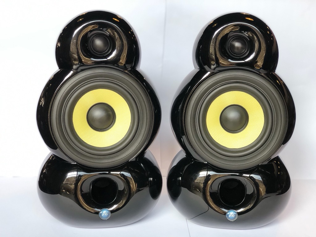 【希少】Scandyna smallpod レッド スパイク付 スピーカーペア ☆新品☆ スキャンダイナ scandyna ミニポッド minipod スピーカー