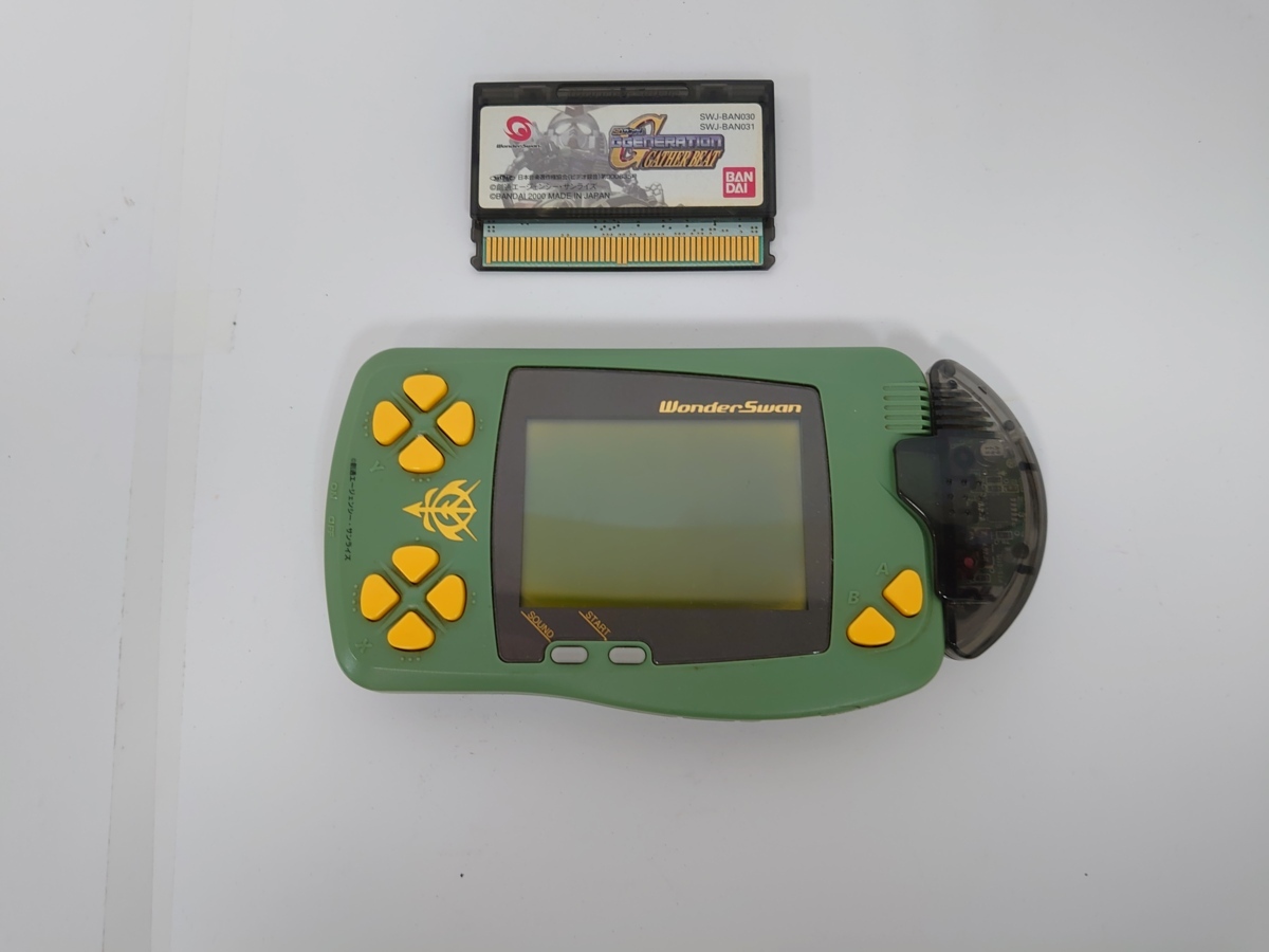 【SALE，豊富な】 6g3141 同梱不可 ワンダースワン本体 MSVS同梱版ジオン軍バージョン 本体単品 箱説明書無 ヘッドフォンアダプター おまけソフト付き(ワンダースワン)｜売買されたオークション情報、yahooの商 ワンダースワン