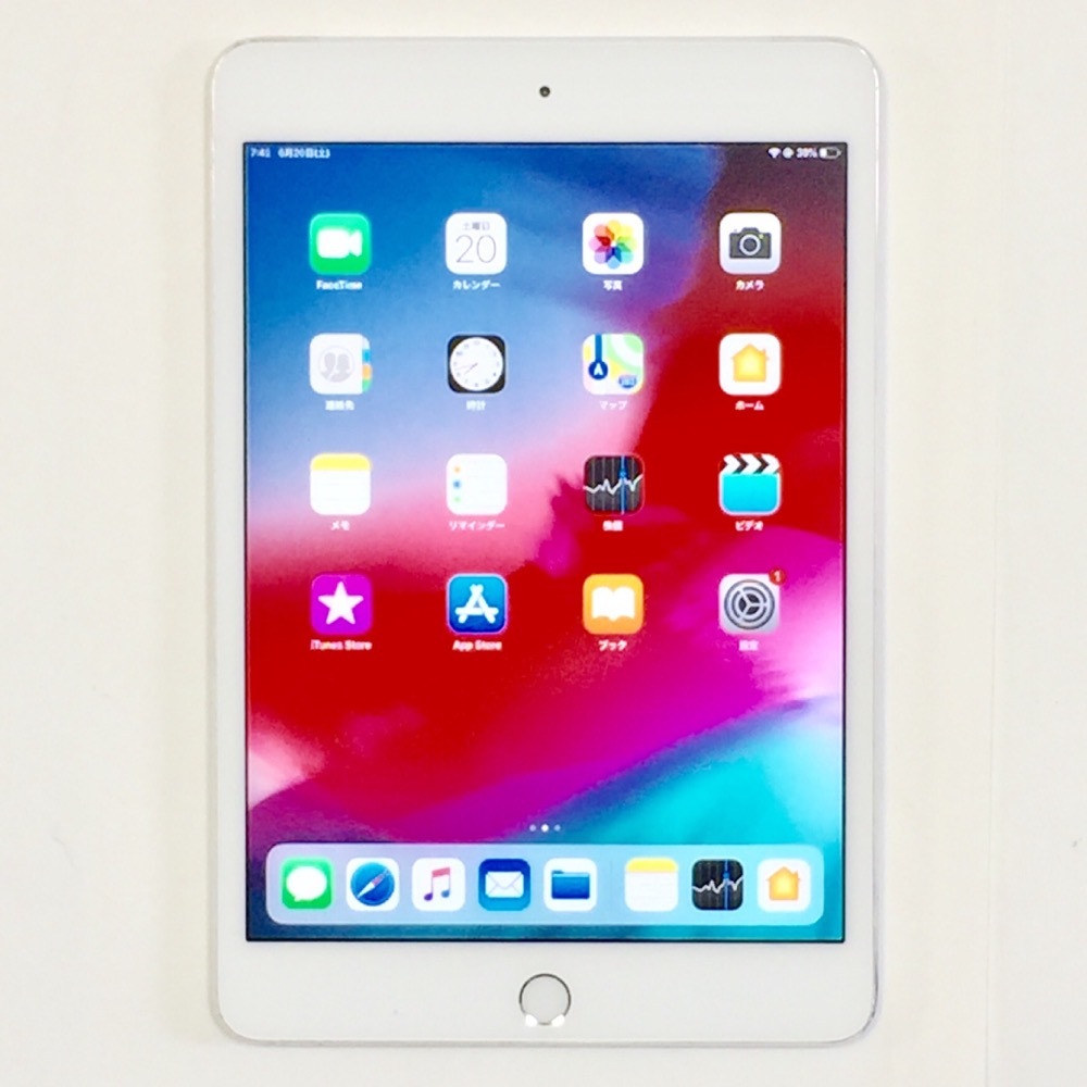 SIMフリー 充電30回【バッテリー98.6% 超美品に近い美品】iPad mini 4