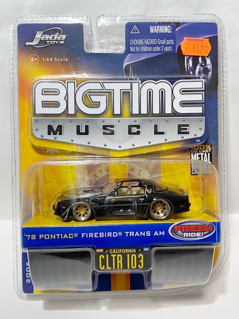 最安値，爆買い JADA 1/64 BIGTIME MUSCLE WAVE.9 '78 PONTIAC FIREBIRD TRANS AM ポンティアック ファイヤーバード トランザム(Jada Toys)｜売買されたオークション情報、yahooの商品情報をアーカイブ公開 - オークファン Jada Toys