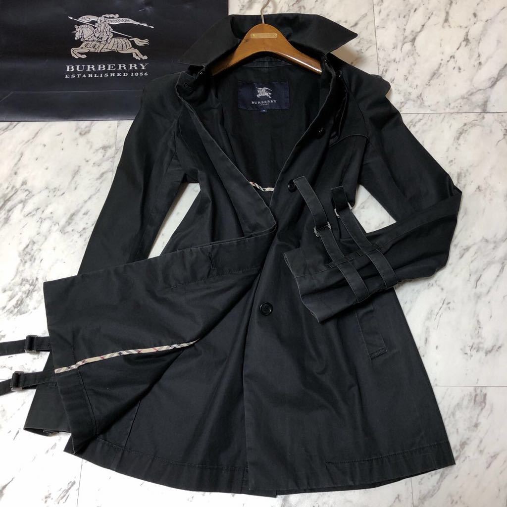 Burberry 定価8万 王道 モデル 落ち着いた大人のデザイン ショートトレンチコート バーバリーロンドン レディース Mサイズ 売買されたオークション情報 Yahooの商品情報をアーカイブ公開 オークファン Aucfan Com