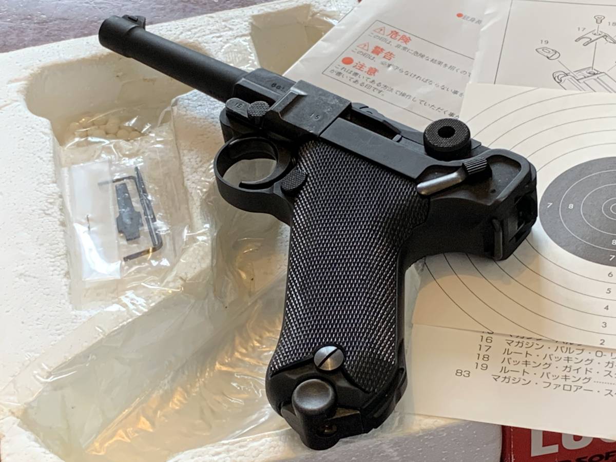 TANAKA WORKS・WA(MAGNA BLOW-BACK) LUGER P08 4in Heavy Weight