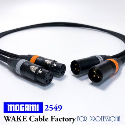 MOGAMI 0 MOGAMI2534☆ホワイト☆プレミアム仕様☆XLRバランスケーブル