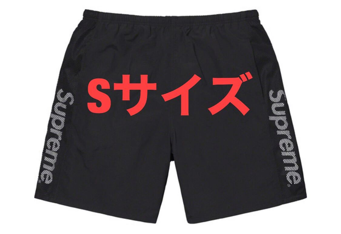 20ss supreme Mesh Panel Water Short Black Small Sサイズ　ショートパンツ 水着