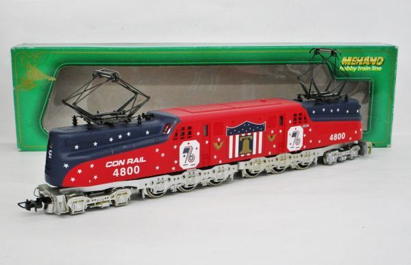 Superbe ! Train Mehano Ho Gg-1 Con Rail 4800 Prr N° T025 28485 - a