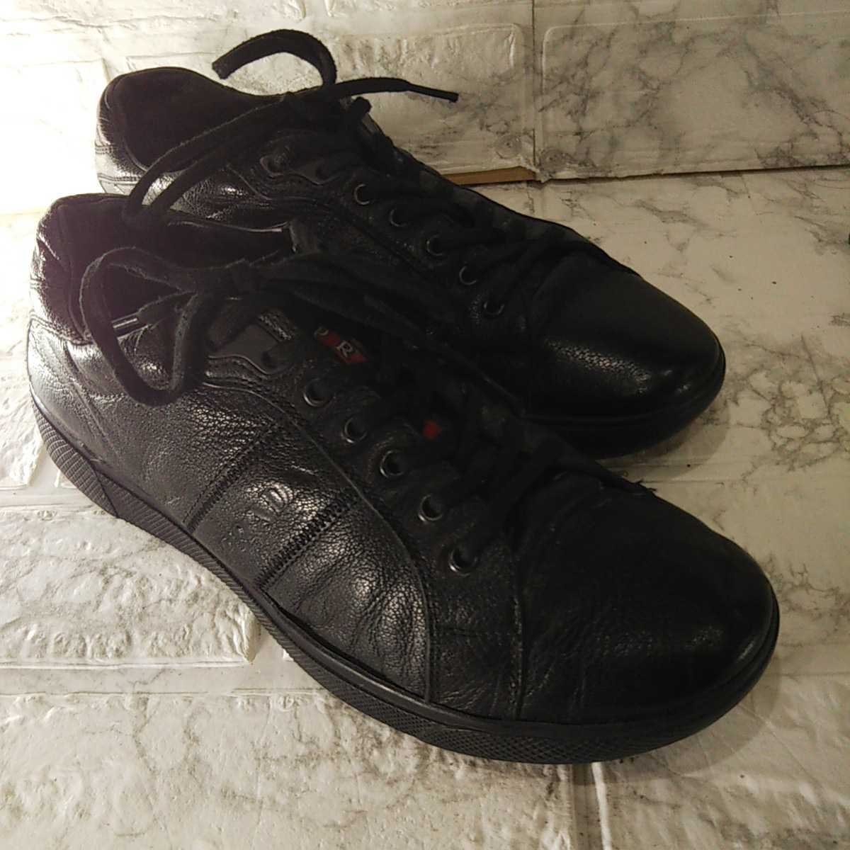 PRADA プラダ PRADA(プラダ) レザー ローファー レースアップ 