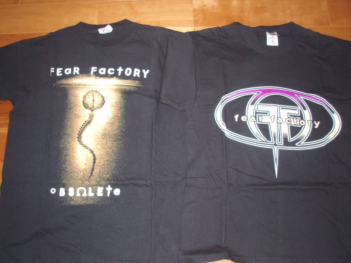Factory Fear 90年代 T-Shirt Black USA製 Mens Official New 