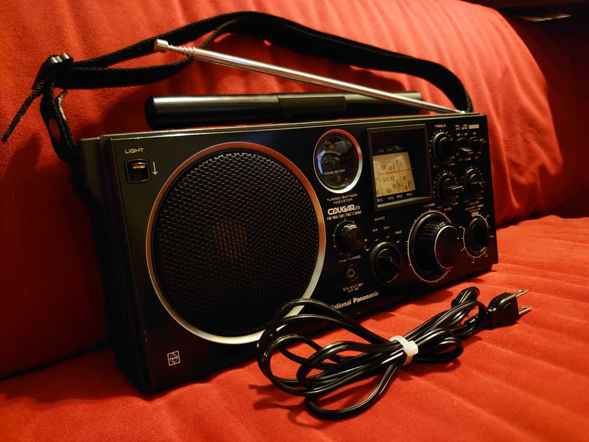 ナショナル　Cougar RF1130 National Panasonic】RF-1130 COUGAR 113 クーガー BCL ラジオ vintage