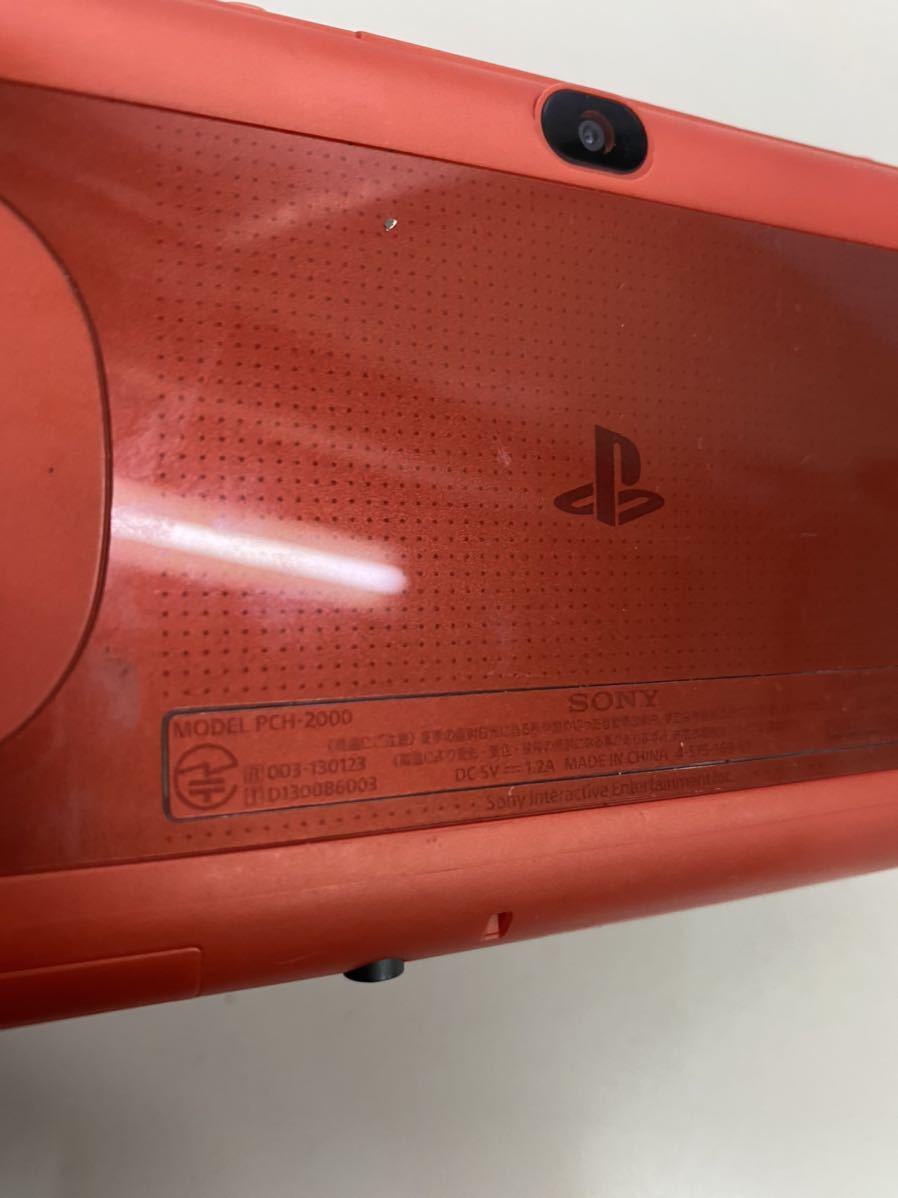 SONY ソニー PS Vita PCH-2000 赤 本体 初期化簡単動作確認済み 三國無双