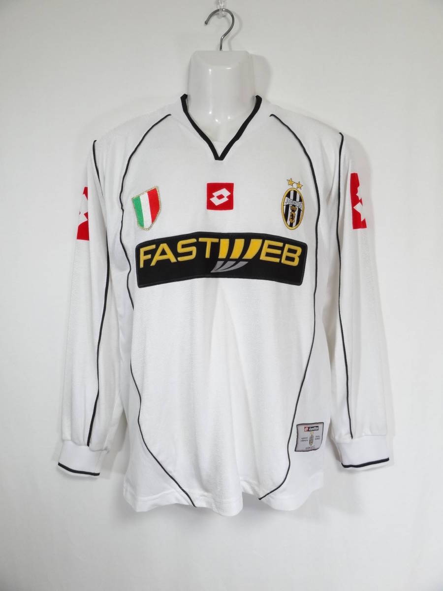  ユベントス 02/03 アウェイ ユニフォーム 長袖 インポート M ロット LOTTO juventus イタリア fastweb サッカー シャツ(セリエA)｜売買されたオークション情報、yahooの商品情報をアーカイブ公開 - オ ユニフォーム