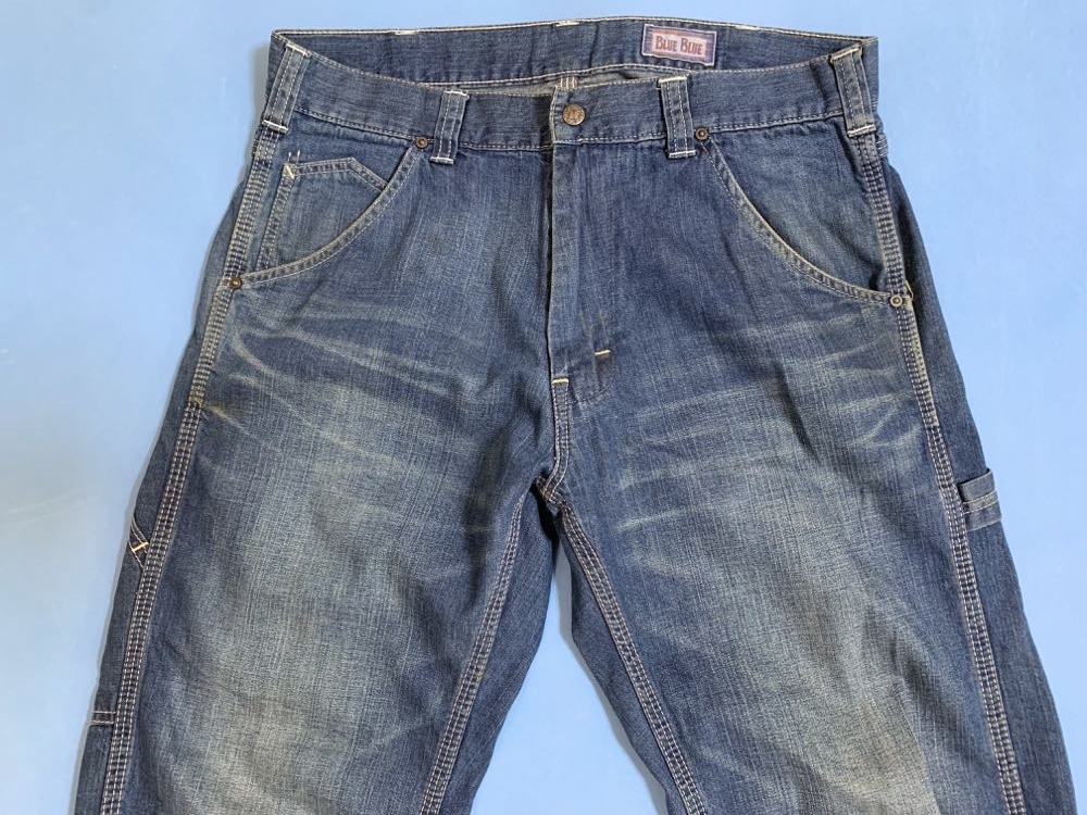 Blue Blue ブルーブルー デニムペインターパンツ サイズ2 ジーンズ 売買されたオークション情報 Yahooの商品情報をアーカイブ公開 オークファン Aucfan Com