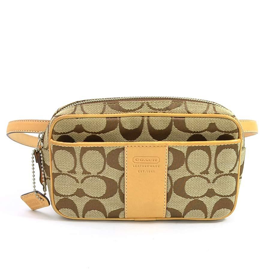 COACH コーチ ウエストポーチ ウエストバッグ（XS/S） シグネチャー 