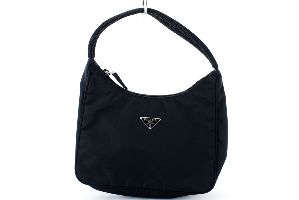 ナイロン プラダ PRADA ミニ ハンドバッグ バッグの通販 - ブラック 
