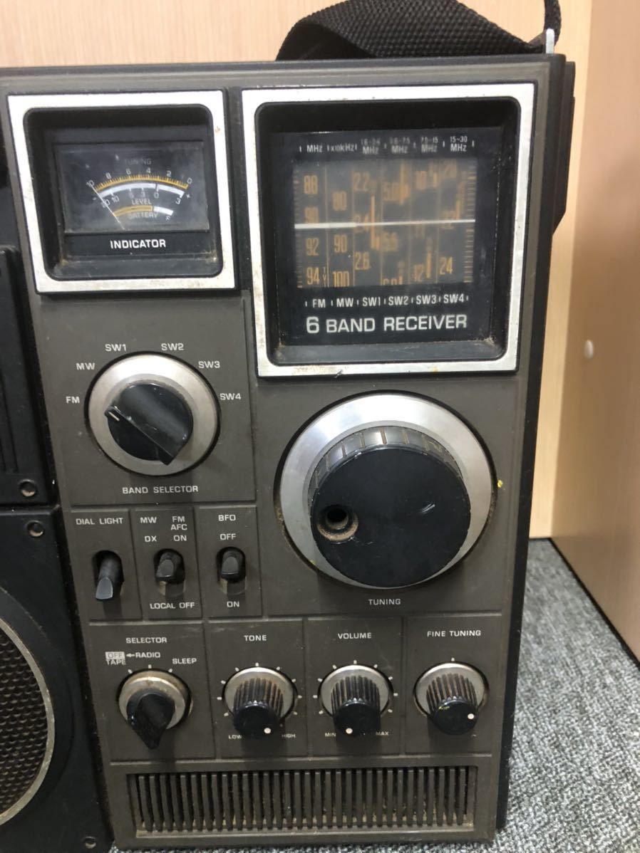 ナショナル ラジカセ RQ-585 レトロ インテリア ジャンク品 National