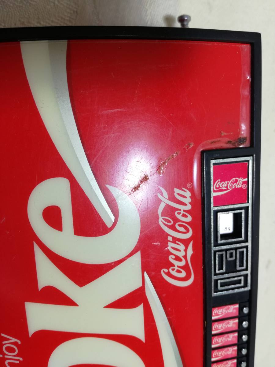 ジャンク】ヴィンテージ コカコーラ 自動販売機型ラジオ Enjoy COKE