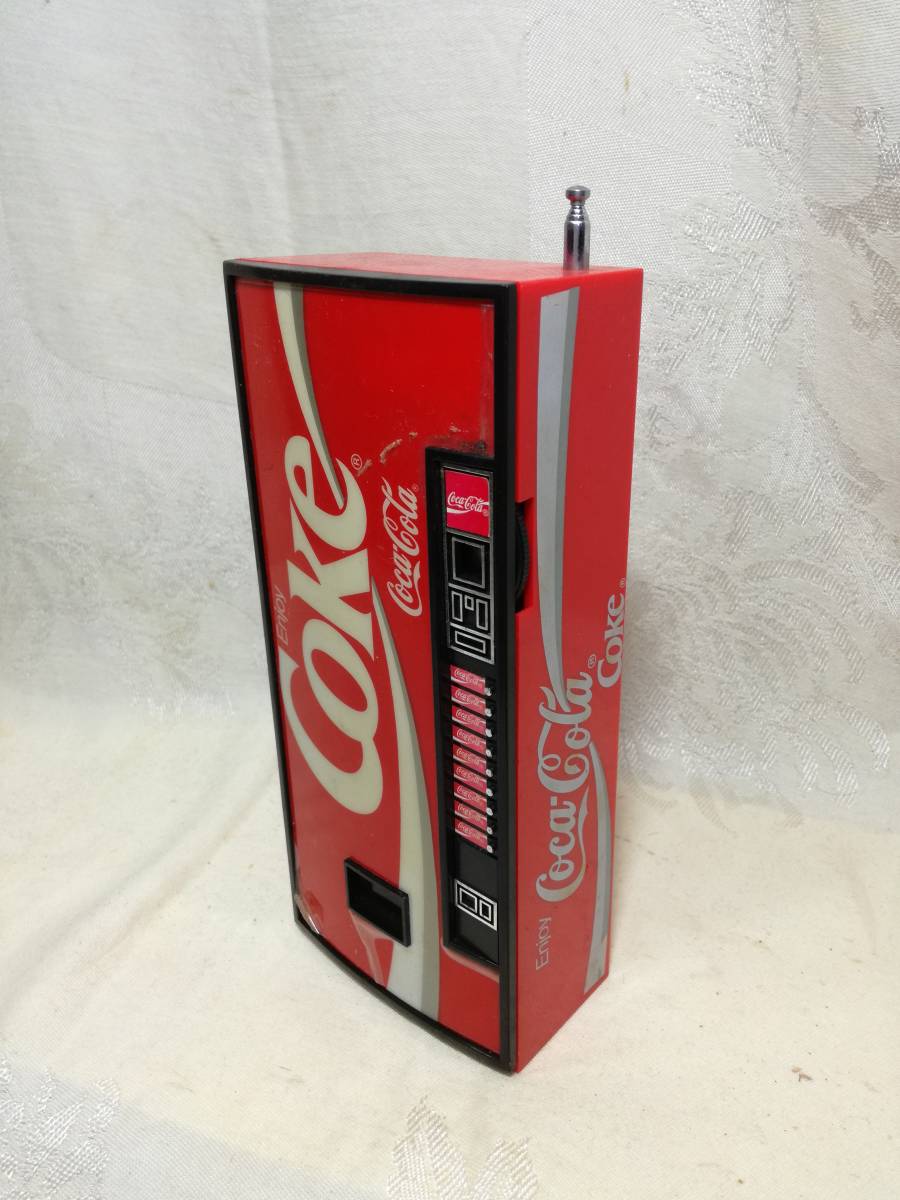 ジャンク】ヴィンテージ コカコーラ 自動販売機型ラジオ Enjoy COKE