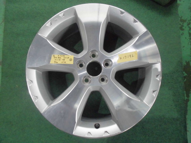 お得，人気SALE K17192 スバル フォレスター 純正 ７Ｊ&times;１７ +４８ ＰＣＤ１００ ５穴 １本のみ スペア 等 店頭取り付け可(純正品)｜売買されたオークション情報、yahooの商品情報をアーカイブ公開 - オー 5穴