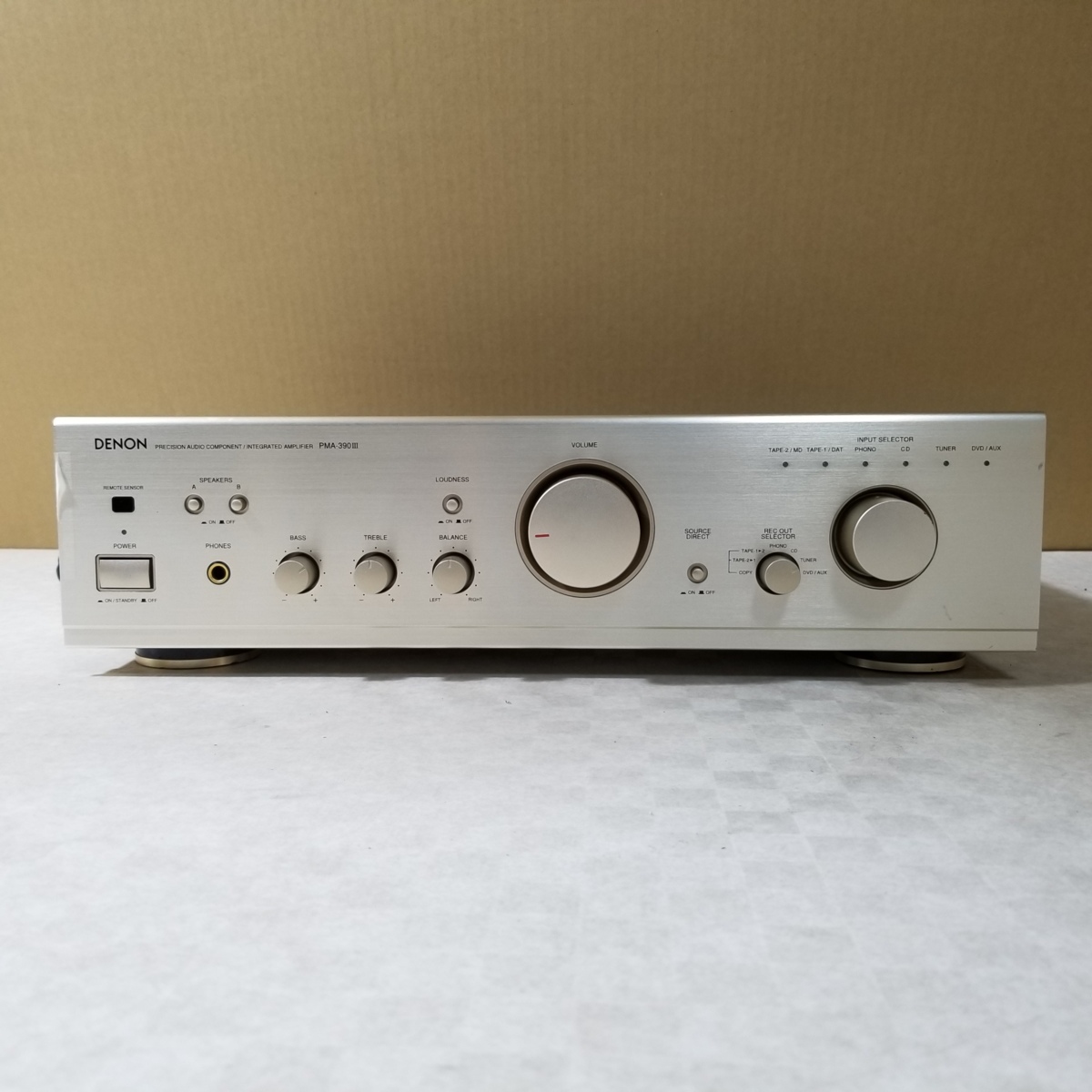 DENON プリメインアンプ Denon PMA-390III プレミアムシルバー 公式