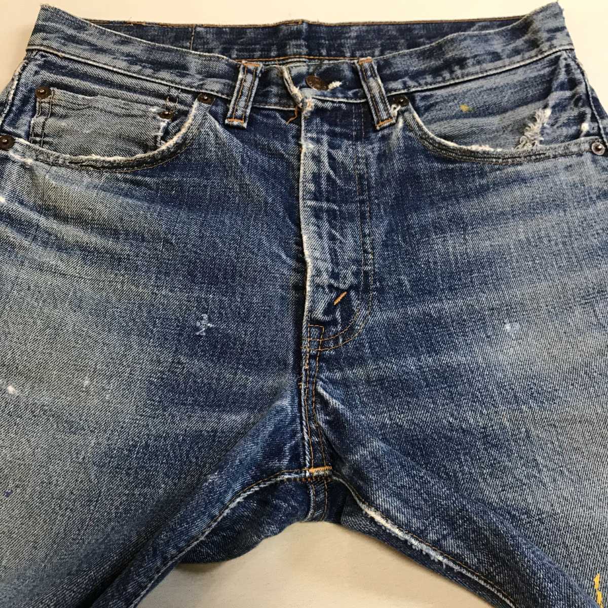 60s LEVIS 505 BIGE ヴィンテージ オリジナル 検 リーバイス 501XX 551ZXX 501 502 606 66前期 50s 70s(W30)｜売買されたオークション情報、yahooの商品情報をアーカイブ公開 - オークファン