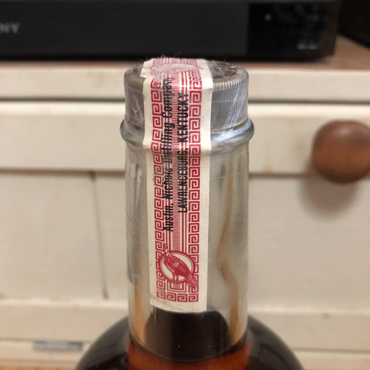ワイルドターキー　おそらく1000ml 紙封時代　WILD TURKEY 古酒　 ワイルドターキー 0 WILD ウイスキー 1000mlの通販 ワイルドターキー8年