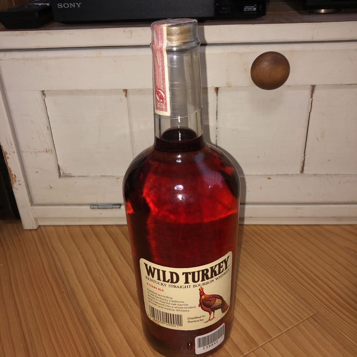 ワイルドターキー　おそらく1000ml 紙封時代　WILD TURKEY 古酒　 ワイルドターキー 0 WILD ウイスキー 1000mlの通販 ワイルドターキー8年