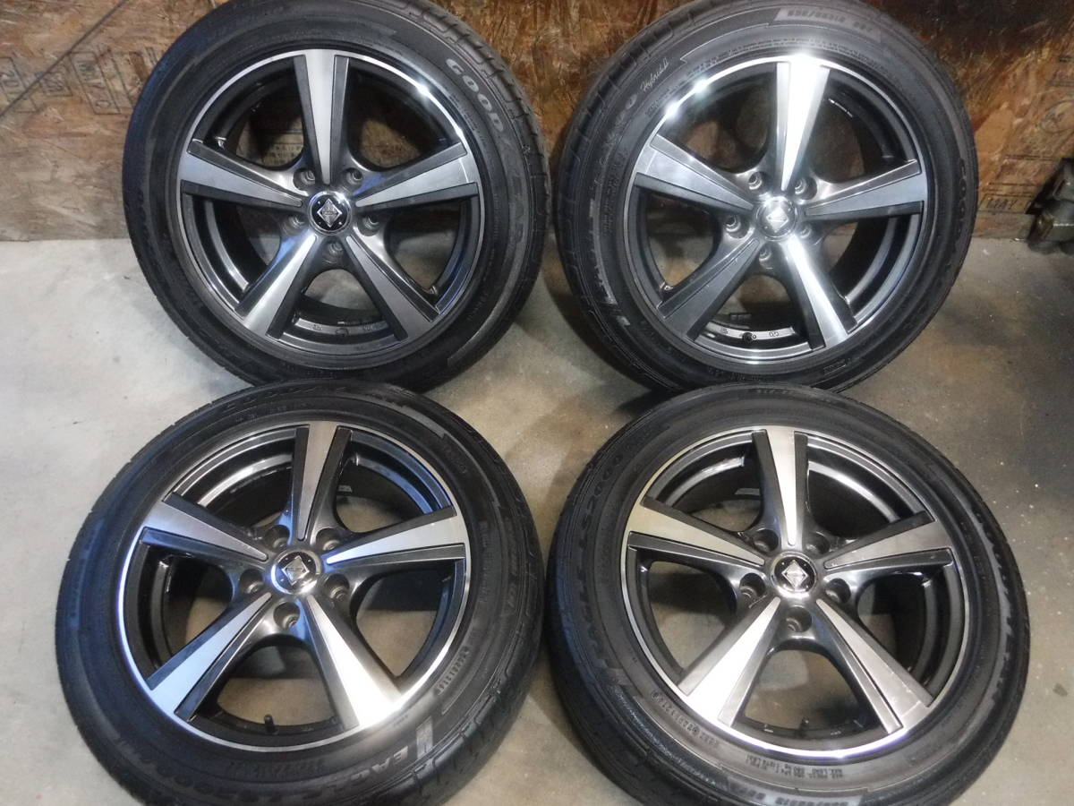 16×6.5J+40 114.3 5H】weds RIZLEYアルミホイール＆【205/55R16