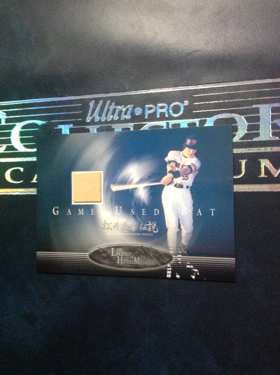 レア 02 BBM 松井秀喜伝説 Game Used Bat 巨人 松井秀喜 レジェンド