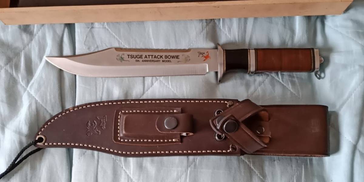 Tsuge 柘植アタックサバイバルナイフ Knife 公式通販 中古品 HIRO 