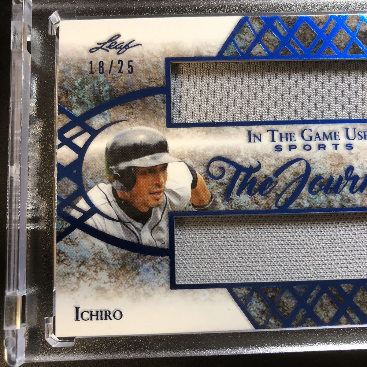 25枚限定 Leaf In The Game Used 2019 イチロー 2パッチ 実使用