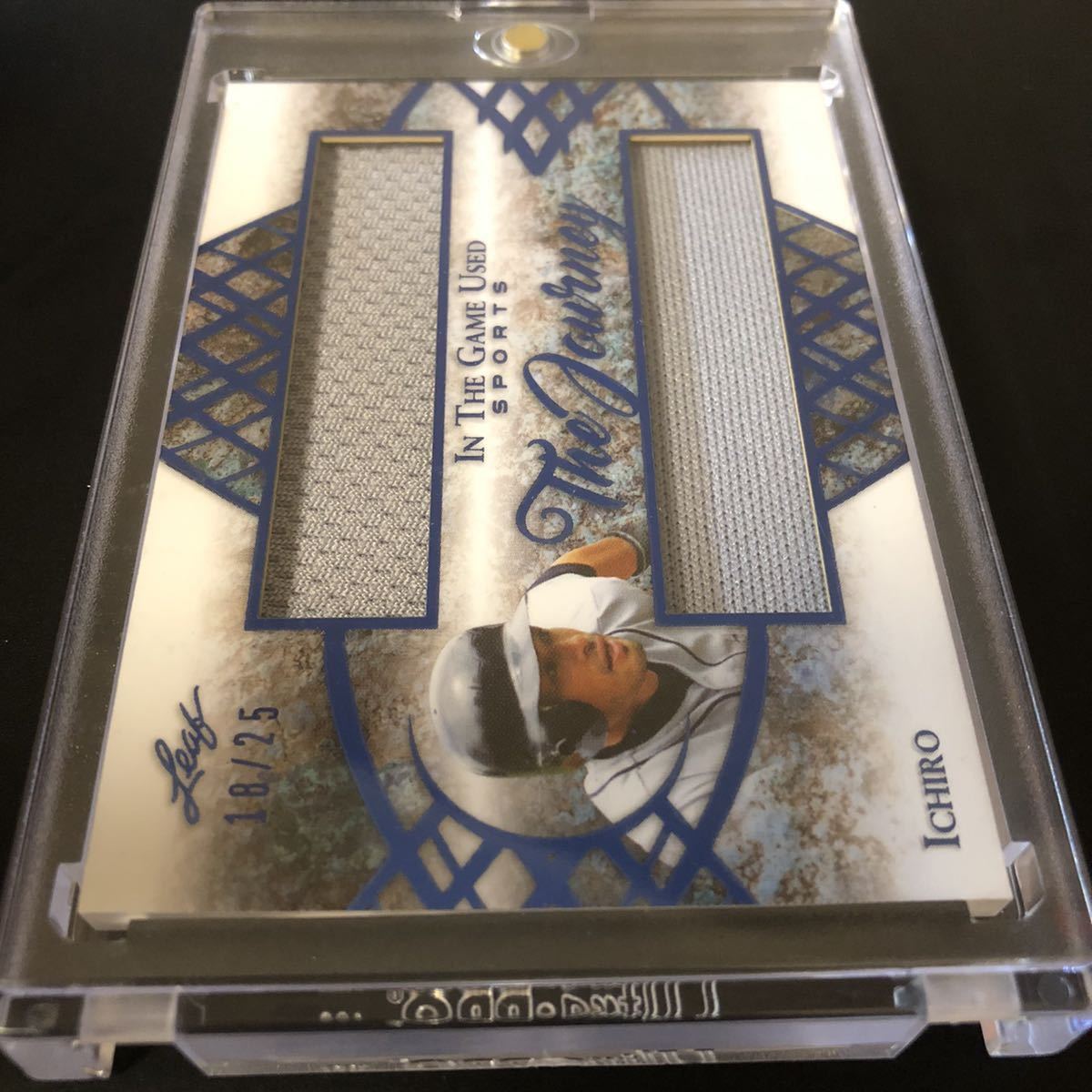 25枚限定 Leaf In The Game Used 2019 イチロー 2パッチ 実使用