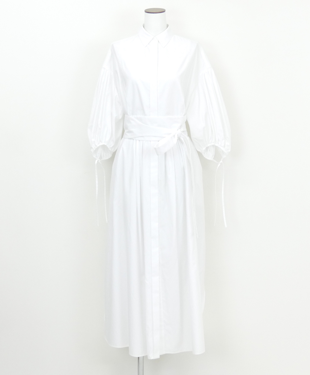 Sランク ebure エブール エッセンシャルコットンウエストマークシャツ  