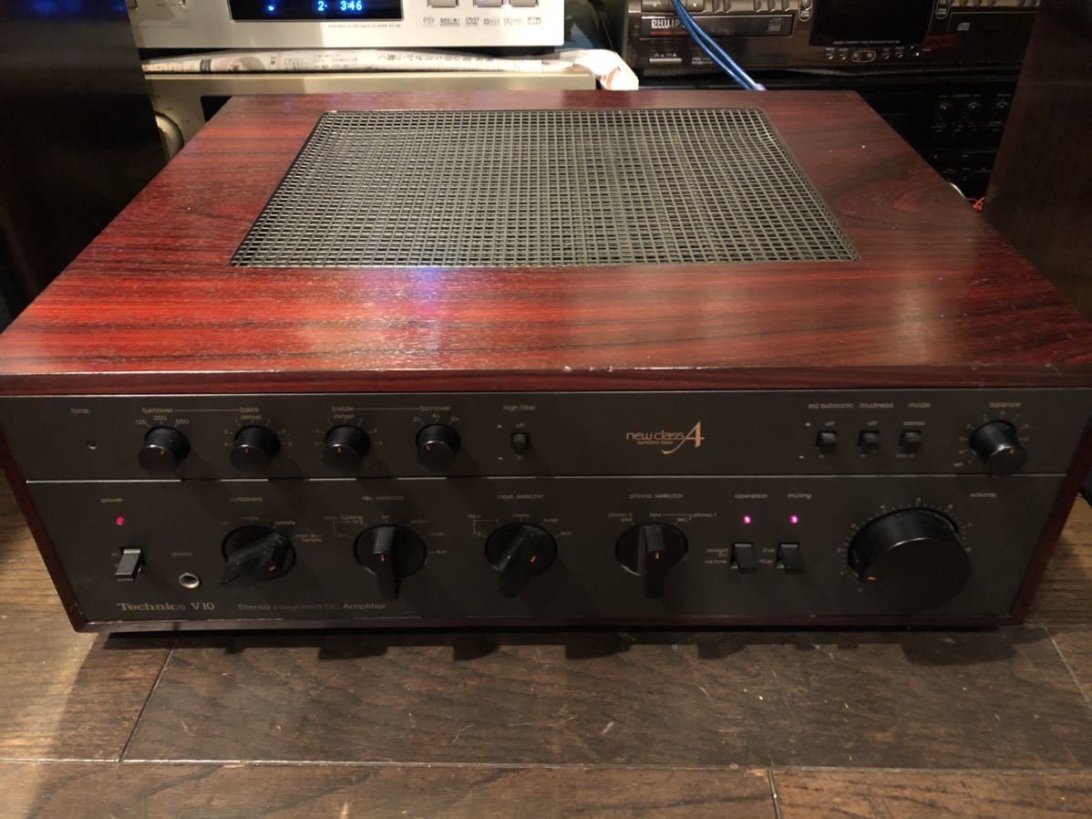 名機！　動作良好です　Technics 　SU-V10プリメインアンプ プリメインアンプ Technics SU-V10 V10 動作品 希少 やや難あり
