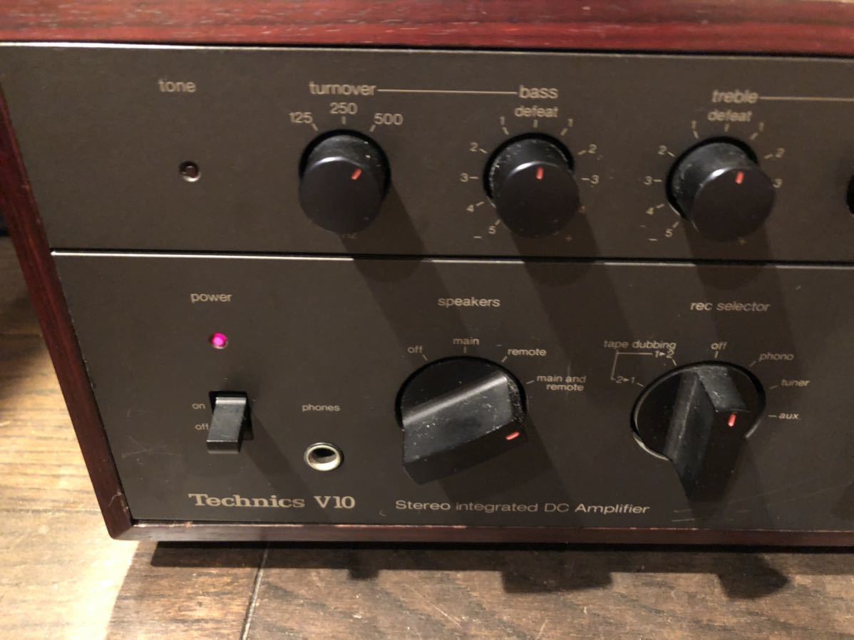 名機！　動作良好です　Technics 　SU-V10プリメインアンプ プリメインアンプ Technics SU-V10 V10 動作品 希少 やや難あり 【公式