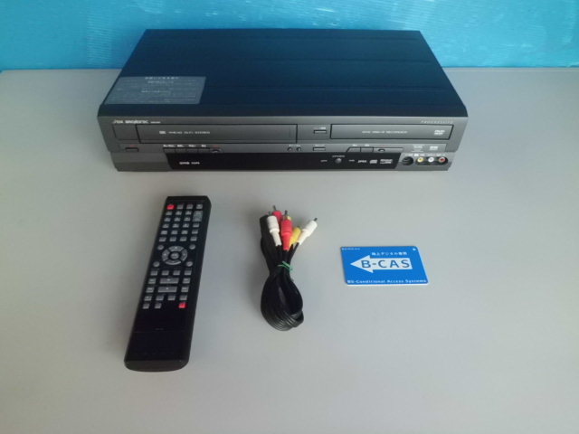 DXアンテナ VHS一体型DVDレコーダー DXR160V リモコン付き DXアンテナ